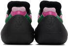 JW Anderson Green & Pink Bumper Hike Sneakers