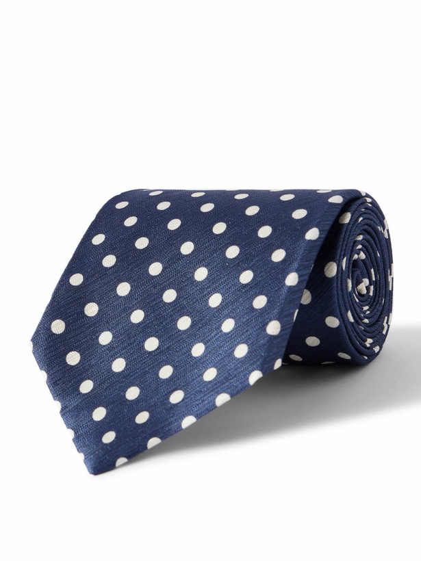 Photo: TOM FORD - 8cm Polka-Dot Silk-Jacquard Tie