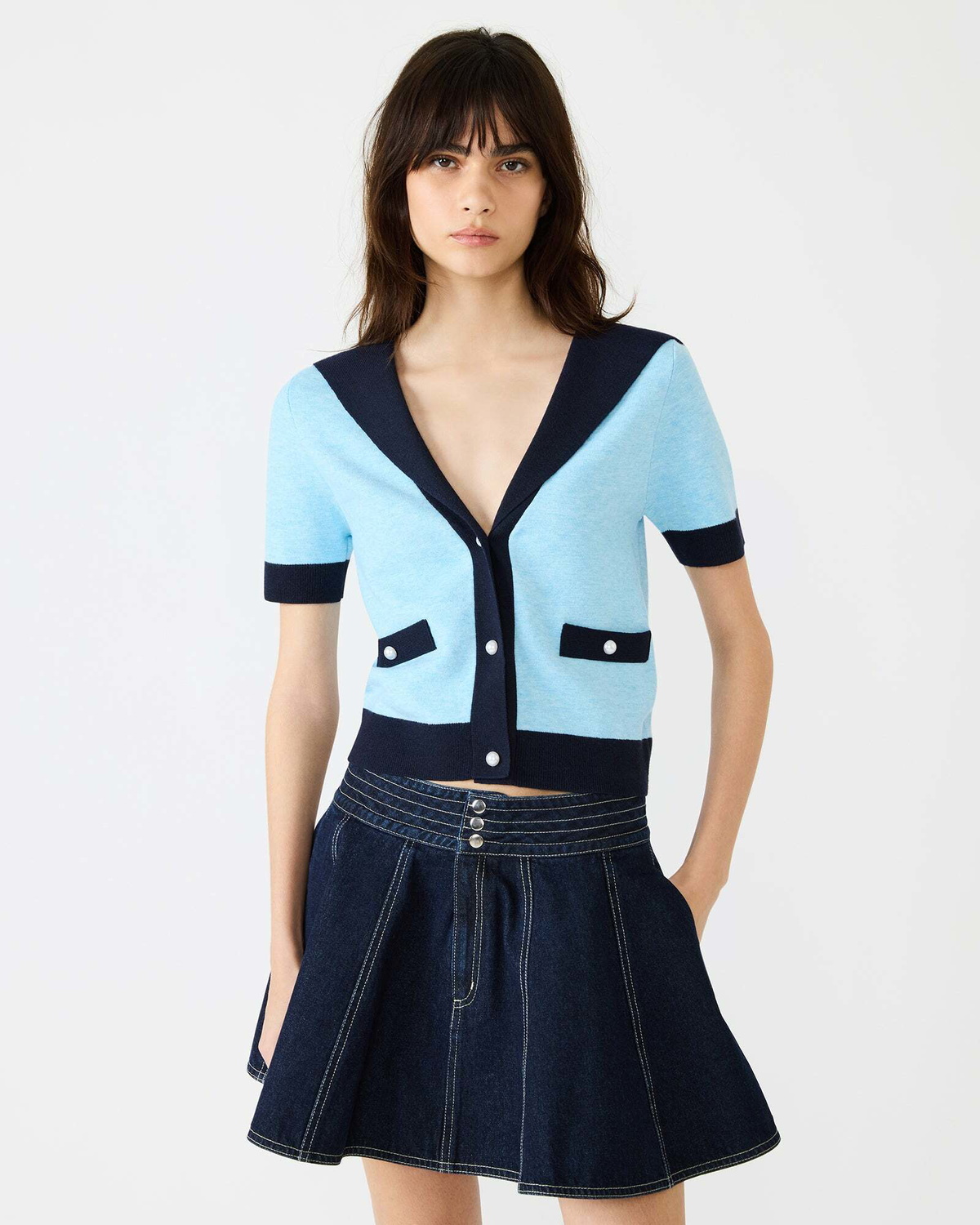 Steve Madden Aden Sweater in Blue