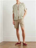 Polo Ralph Lauren - Straight-Leg Linen and Cotton-Blend Shorts - Neutrals