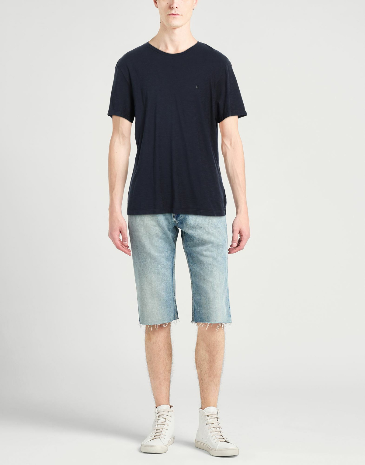 Dondup Mens T-shirt in Midnight blue