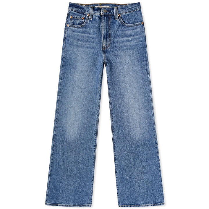 Photo: Levi’s Collections Women's Levis Vintage Clothing Ribcage Bell Jeans in Sonoma Walks