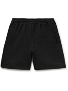 ADIDAS CONSORTIUM - Pharrell Williams Basics Wide-Leg Loopback Cotton-Jersey Shorts - Black