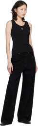 Kenzo Black Kenzo Paris 'Boke Flower 2.0' Embroidered Tank Top