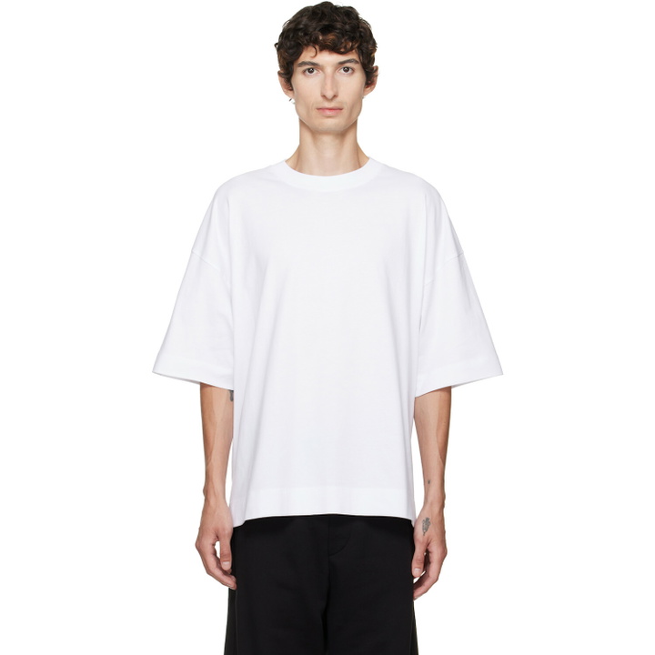 Photo: Dries Van Noten White Dropped Shoulder T-shirt