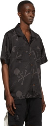 mastermind WORLD Black Silk Shirt