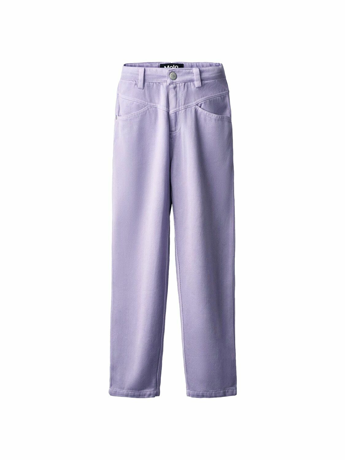 MOLO Cotton & Viscose Gabardine Pants