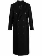 EYTYS Black Genesis Double-Breasted Coat