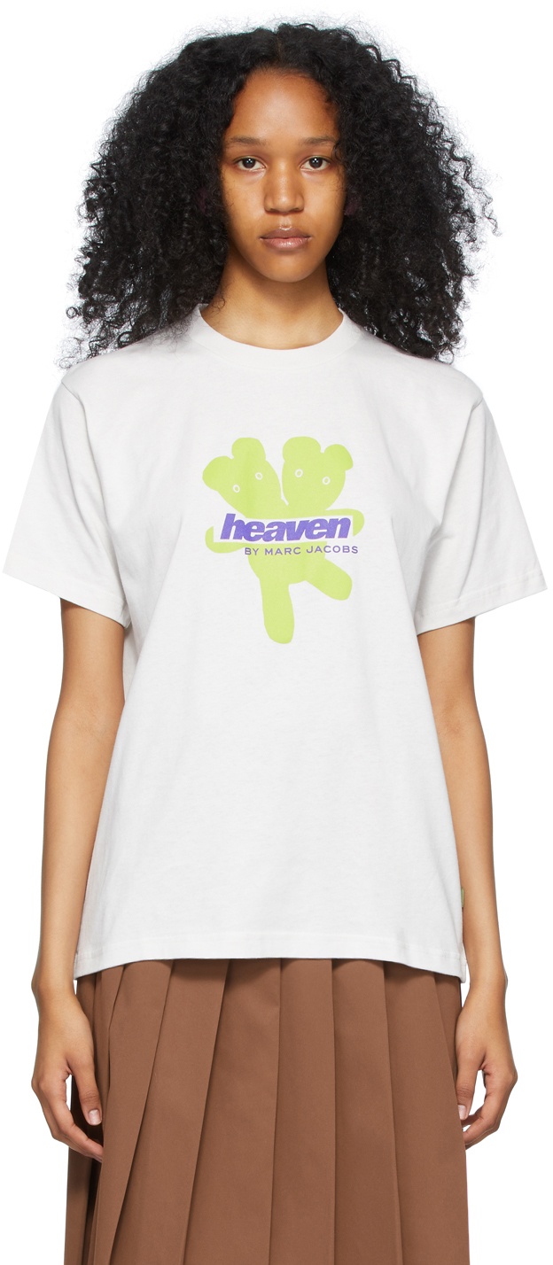Marc Jacobs Off-White Heaven by Marc Jacobs Heaven Logo T-Shirt