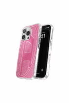 Diesel Oval D Glitter Case for i P 16 Pro - Cases - Unisex - Pink