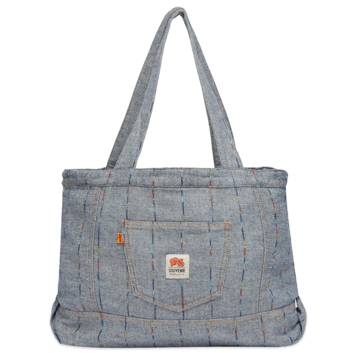 Photo: Levi's Men's Levis x Stephane Ashpool Pigalle Tote Bag in Mallard Blue 