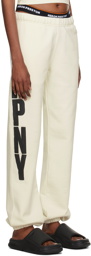 Heron Preston White 'HPNY' Lounge Pants