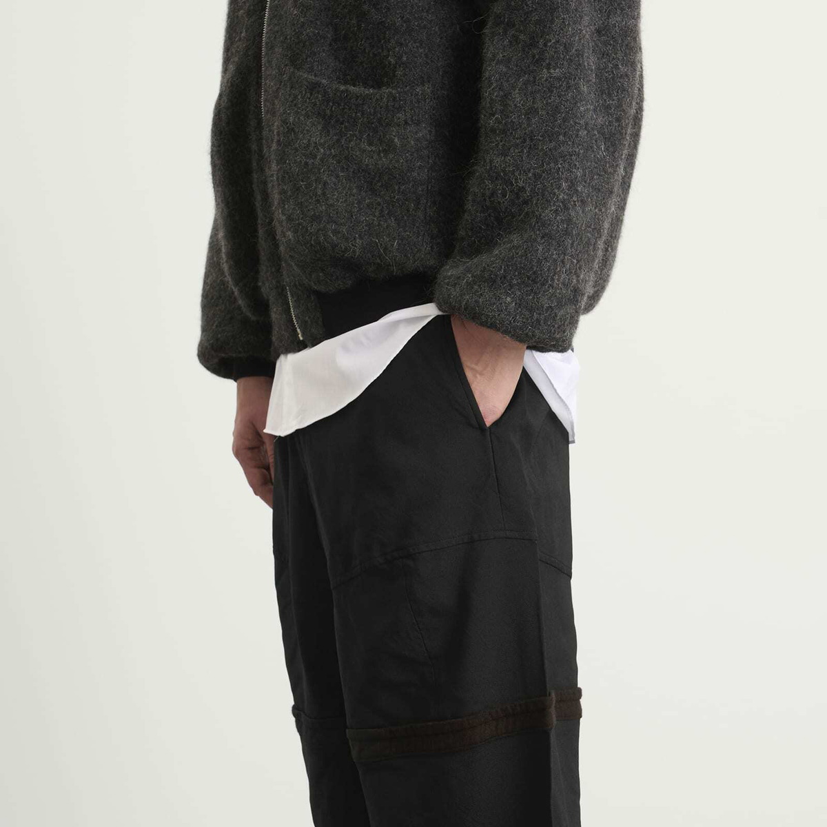 Comme des Garçons Men's Cargo Trouser in Black
