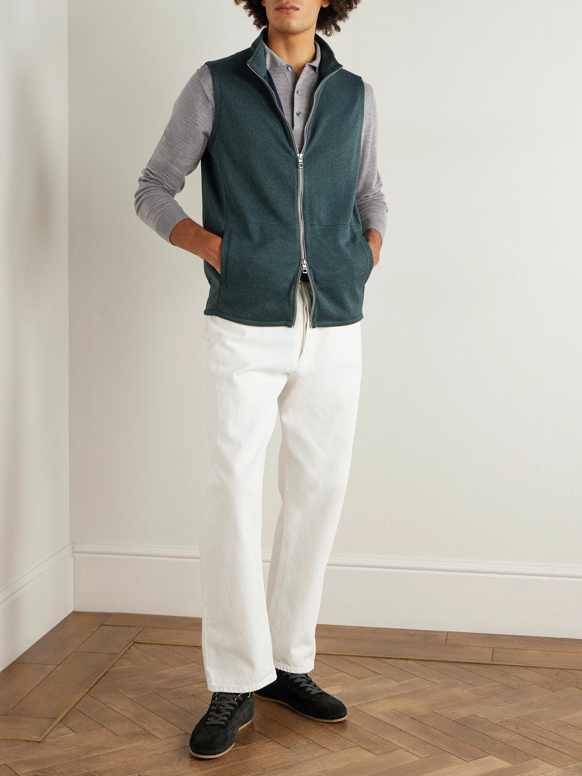 Peter Millar - Crown Recycled-Fleece Gilet - Green