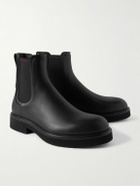 FERRAGAMO - Cezanne Leather Chelsea Boots - Black