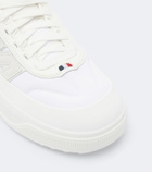 Moncler Altive leather-trimmed platform sneakers