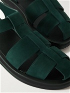 The Row - Nubuck Sandals - Green