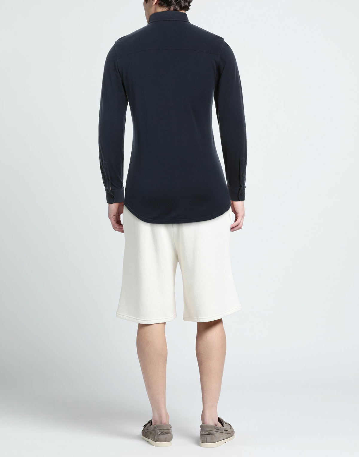 Fedeli Mens Shirt Midnight in Blue