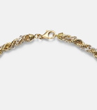 Yvonne Léon Corde Torsade 18kt gold and white gold necklace