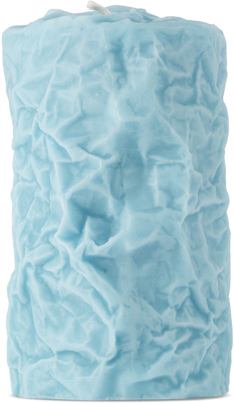 Photo: Saunders Blue Crinkle Candle