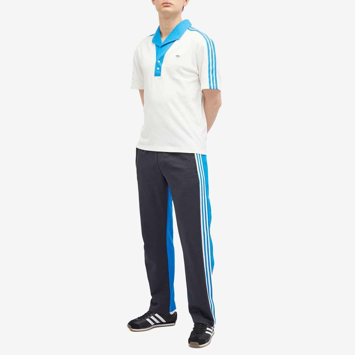 新品S Adidas CLOT ADIBREAK トラックパンツIY6526 Adidas Men's x Clot Adibreak Track Pant in Bright Blue adidas