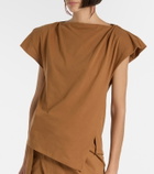 Isabel Marant Sebani asymmetric cotton T-shirt