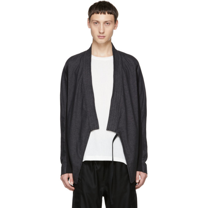 Abasi Rosborough Grey Arc Kimono Cardigan