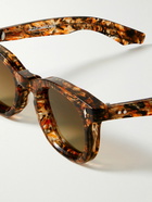 Jacques Marie Mage - Yellowstone Forever Devaux D-Frame Tortoiseshell Acetate Polarised Sunglasses