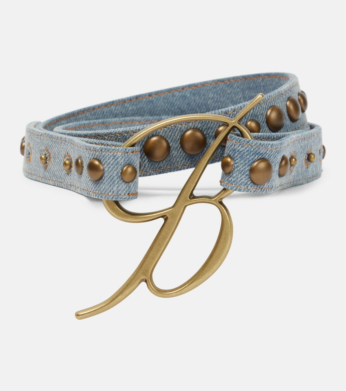 Blumarine - Embellished denim belt Blumarine