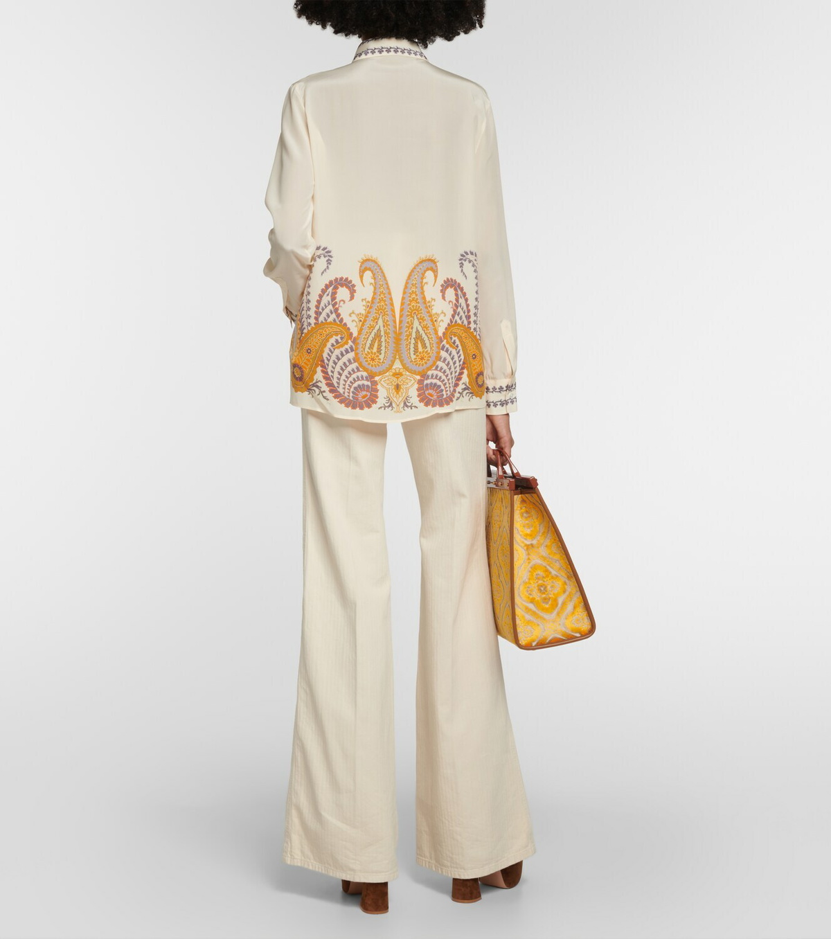 Etro Paisley silk blouse