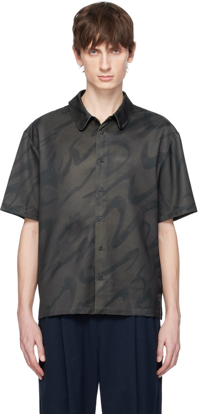 Photo: Dime Black Chilling Satin Shirt
