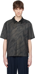 Dime Black Chilling Satin Shirt