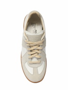 MAISON MARGIELA - 20mm Replica Leather & Suede Sneakers