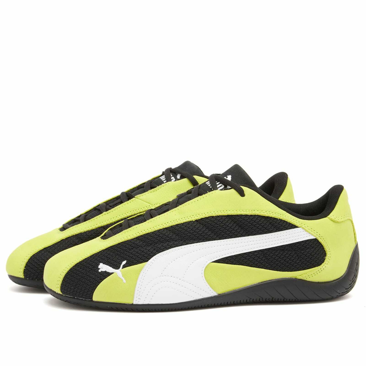 Puma Speedcat Plus Sneaker in Lime Smash/White