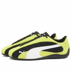 Puma Speedcat Plus Sneaker in Lime Smash/White