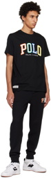 Polo Ralph Lauren Black Embroidered T-Shirt