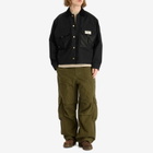 Brain Dead Men's Cropped Chore Jacket in Black