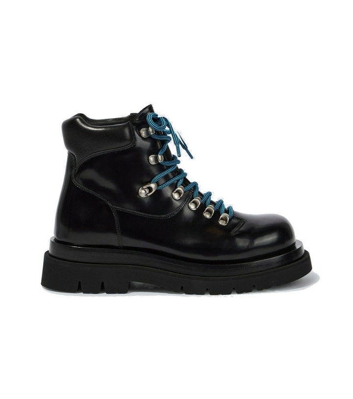 Photo: Bottega Veneta - Lug leather hiking boots