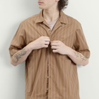 A.P.C. Men's Chemise Beckett Logo Shirt in Beige
