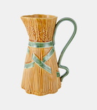 Bordallo Pinheiro Jarro Espigas ceramic pitcher