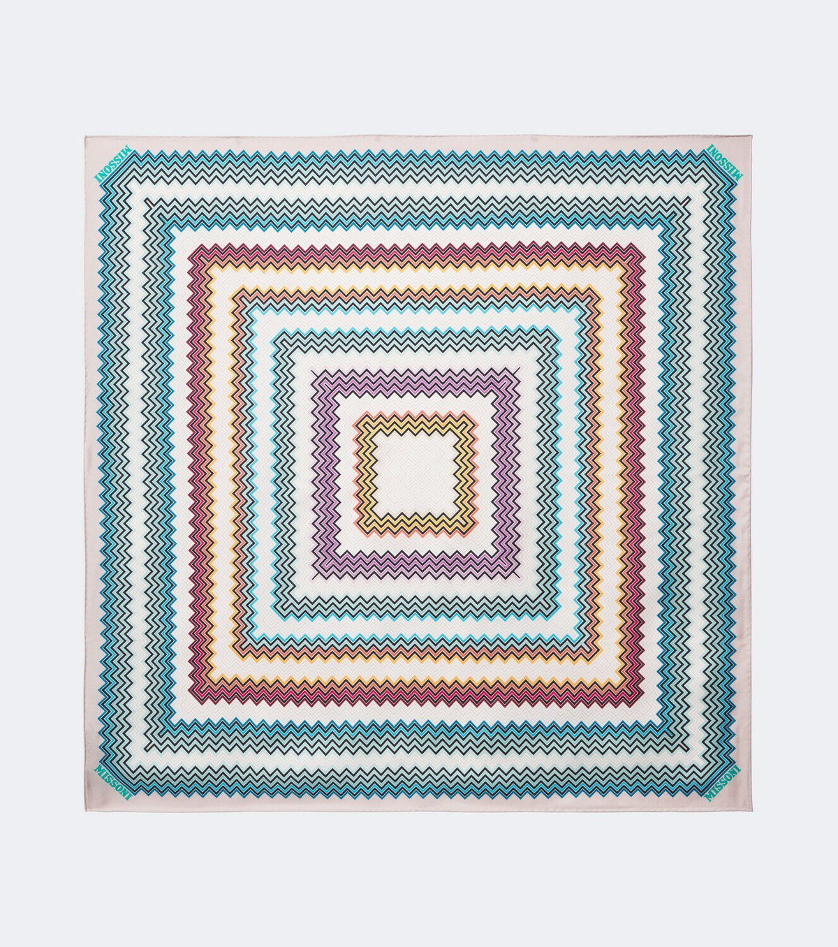 Missoni Zigzag silk twill scarf