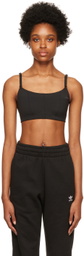 adidas Originals Black Recycled Polyester Sports Bra