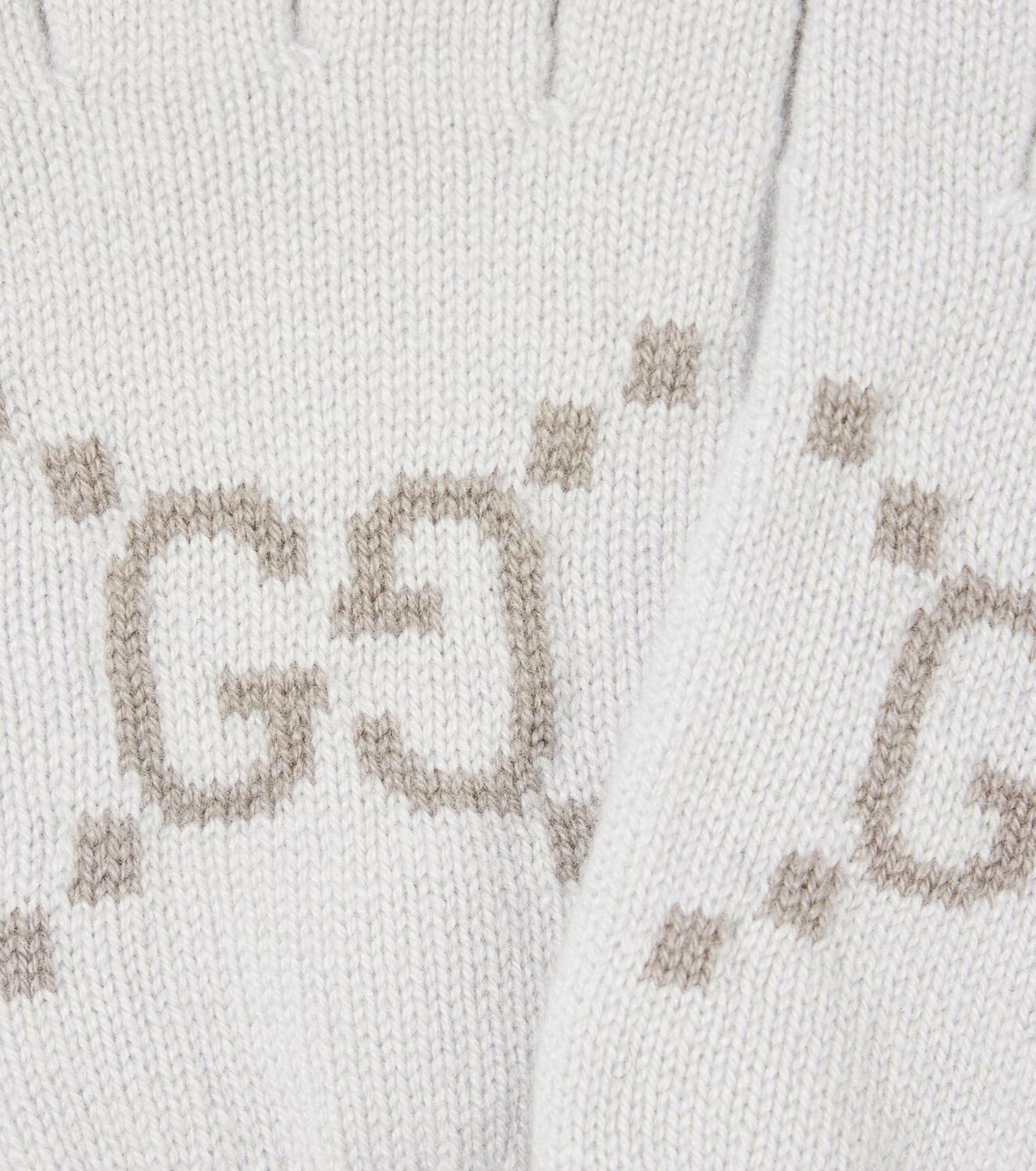 Gucci GG cashmere jacquard gloves Gucci
