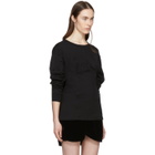Facetasm Black Long Sleeve Underwire T-Shirt