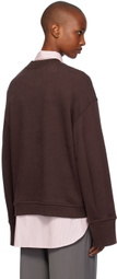The Frankie Shop Burgundy Talia Sweatshirt