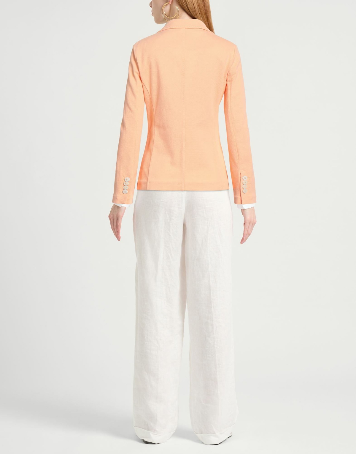Circolo 1901 Womens Blazer in Salmon pink