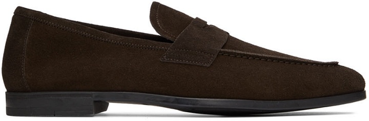 Photo: TOM FORD Brown Suede Sean Loafers