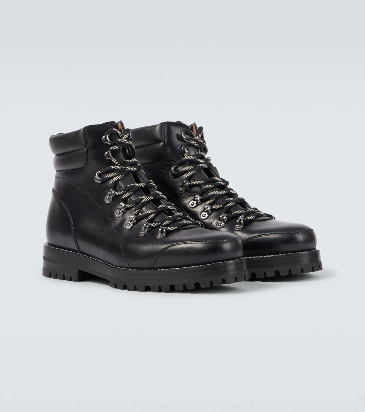 Manolo Blahnik Janka leather lace-up boots