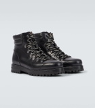 Manolo Blahnik Janka leather lace-up boots