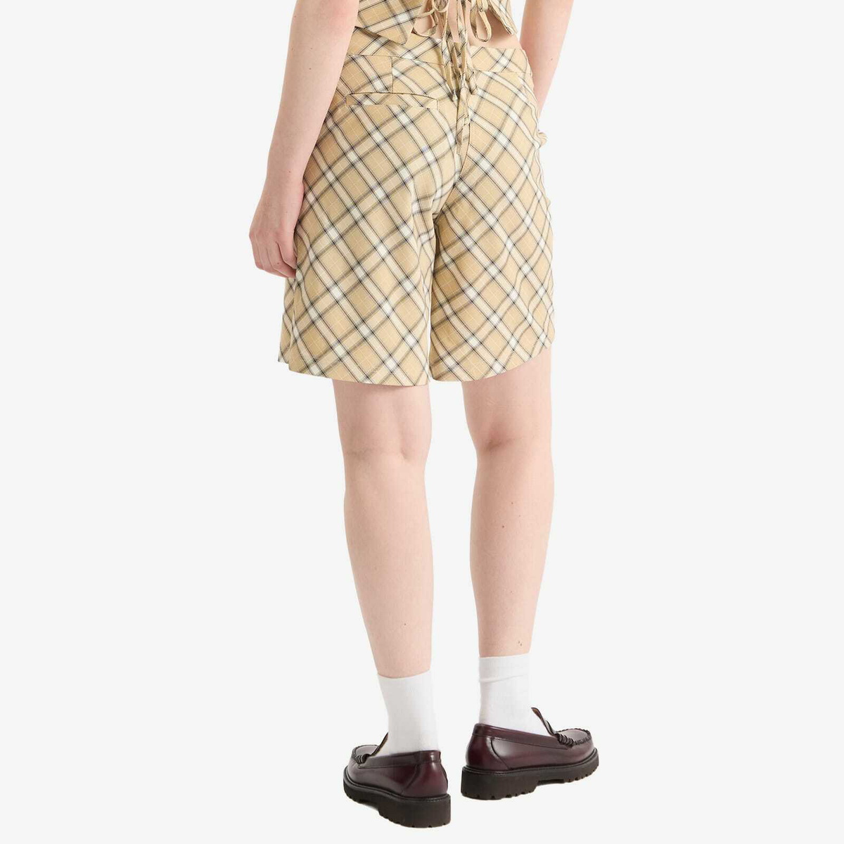 House Of Sunny Women's Sloane Check Shorts in Multi